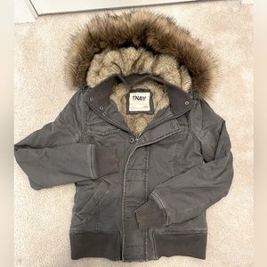 Like New TNA Fur Lining Jacket (size xxs)